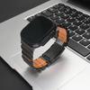 Tytanowy Silikonowy Pasek do Apple Watch Ultra 3 2 49mm Seria 11 10 46mm Luksusowa Bransoleta do iwatch 9 8 7 6 5 SE 45mm 44mm Pasek