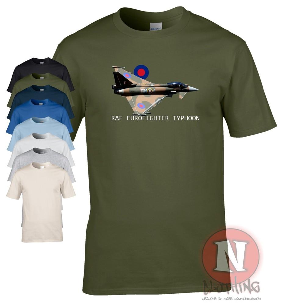 Camiseta De Aeronave RAF EUROFIGHTER TYPHOON Gran Bretaña
