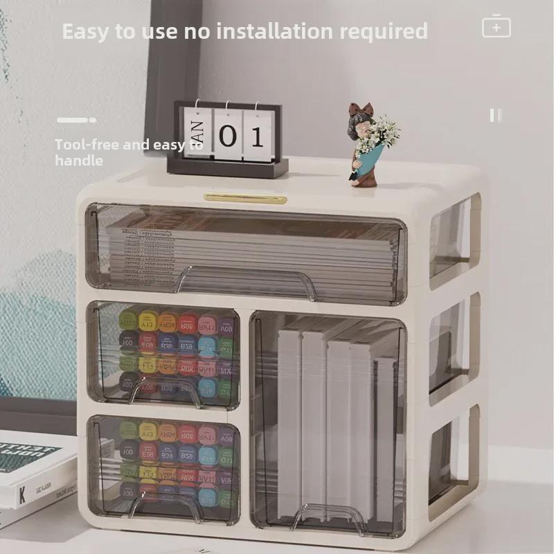 Organizator de sertar transparent de mare capacitate: Depozitare medicamente, articole de papetărie și articole diverse