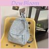 Flower Pattern Student Leisure Backpack For Daily Use