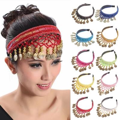 Head Chain Headwear Belly Dance Costumes Ethnic Dance Hair Comb Indian Dance Head Inserted