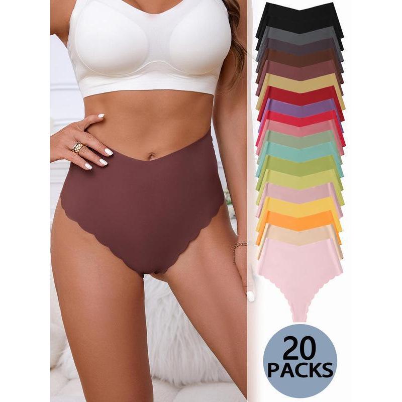 Elegant Soft Women's Ruffled Edge Underwear - New Style