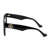 GUCCI Square Frame Sunglasses Black Women's Acetate Square Sunglasses Women's