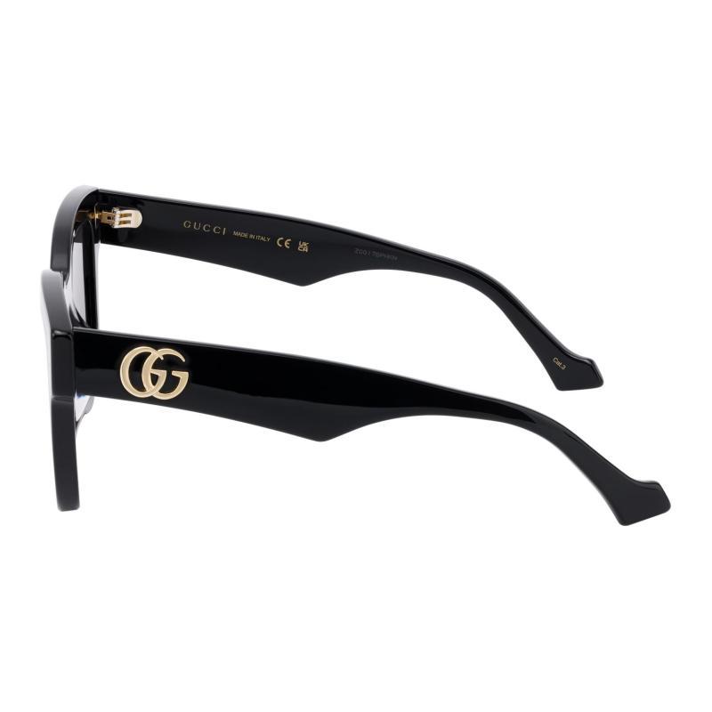 GUCCI Square Frame Sunglasses Black Women's Acetate Square Sunglasses Women's