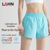 Wyman Women's Faux Two-Piece Quick-Dry Running Shorts with Pockets, Loose Fit, Anti-Exposure, Summer Activewear