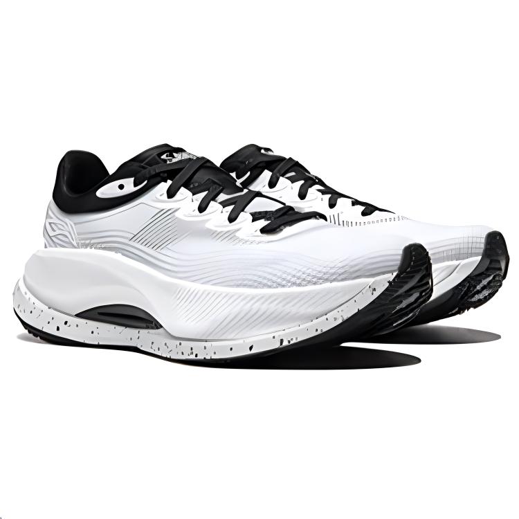 Li Ning Yue Ying 4 Pro Comfortable Sports Fabric Synthetic Leather Shock Absorption Non-Slip Breathable Low-Top Casual Running Shoes ARHU010-3