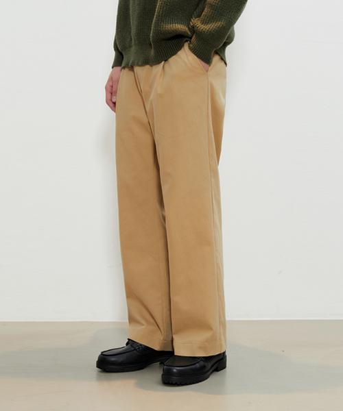 VTWO [Set] Carpenter Cargo Cotton Wide Pants + Daily Wide Elastic Cotton Pants_6 Colors (B Type)