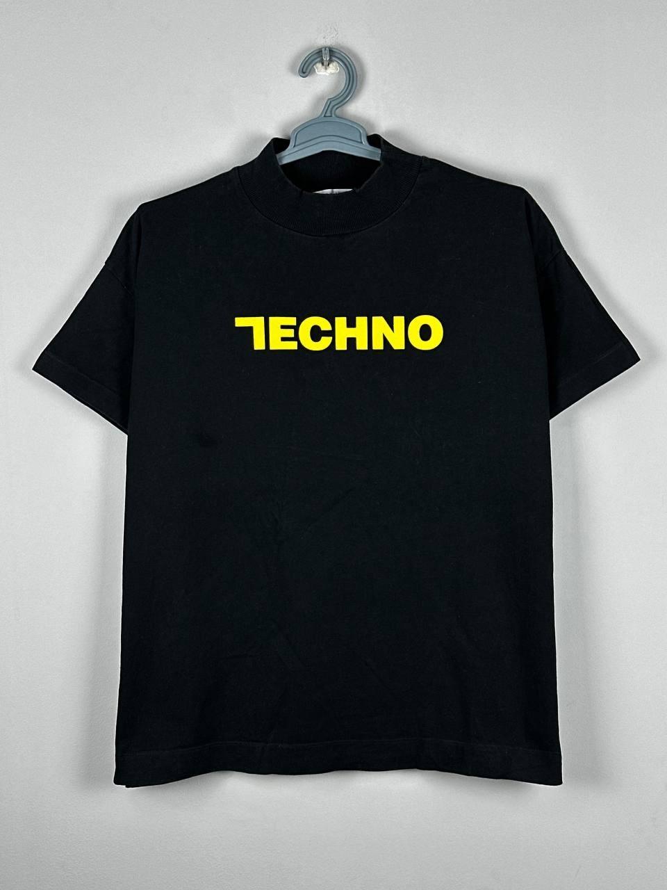 Alyx Visual Balck Techno Oversized T Shirt Size L Unisex T-Shirt S