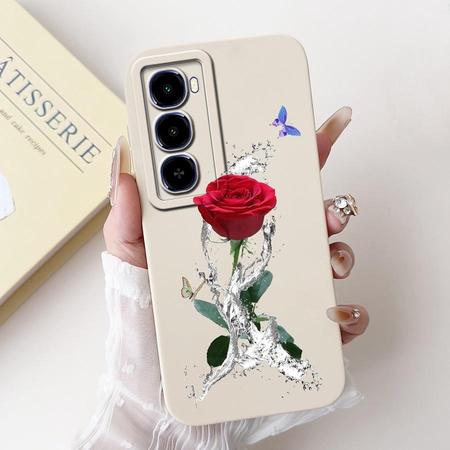 For Itel City 100 4G Phone Case Shell flower 2025 Painted Soft Silicone Proective Coque For Itel City100 Back Cover 6.75''
