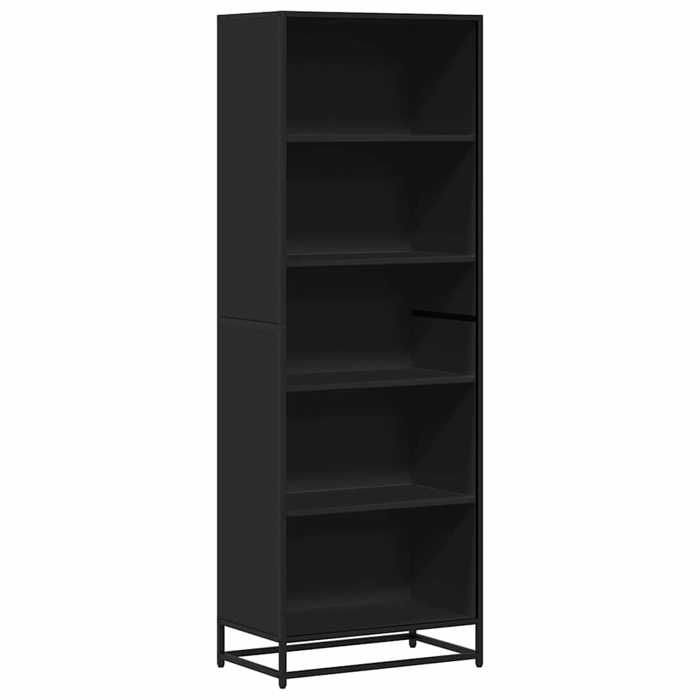 VidaXL Bookcase Black 60x35x170.5 Cm Engineered Wood, Bookshelf, Book Holder, Book Support, Cabinet of 3300850
