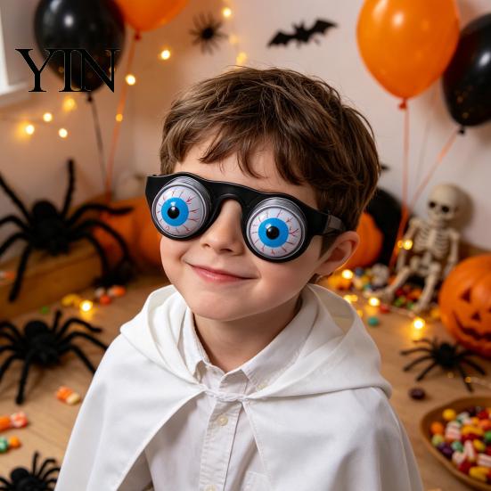 Funny Glasses for Photo Booths Pop-Out Eyes Glasses, Wobbly On Springs Novelty Festive Atmosphere Props Pranks Prank Halloween Costume Parties,