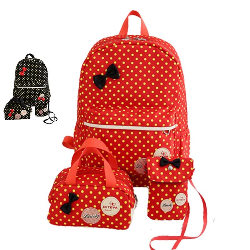 3pcs/set Large Capacity Kids Backpack Schoolbag Lunch Box Wear Resistant And Breathable Suitable For Teens And Students