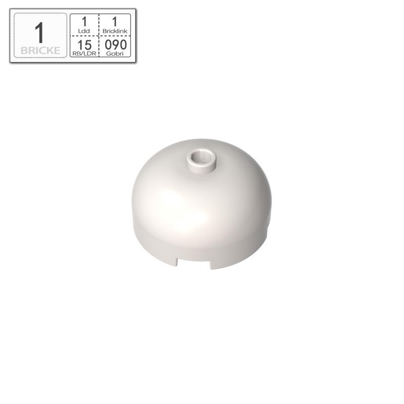 BRICKE 49803 3x3 Dome Building Block, LEGO-Compatible MOC Accessory 25 pieces