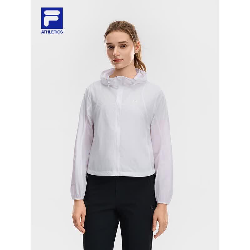 Женская летняя спортивная куртка FILA с капюшоном для защиты от солнца M
