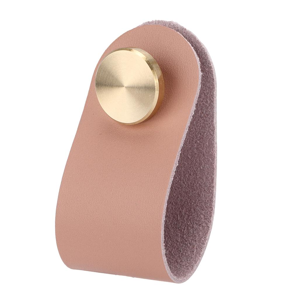 Schrankgriff Nordischer Luxus Narbenleder Messing Schublade Schrank Kleiderschranktür Dekor