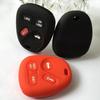 4 Buttons Key Fob Cover Jacket Silicone Key Protector Case For Gmc Buick Lesabre Cadillac Pontiac Chevrolet