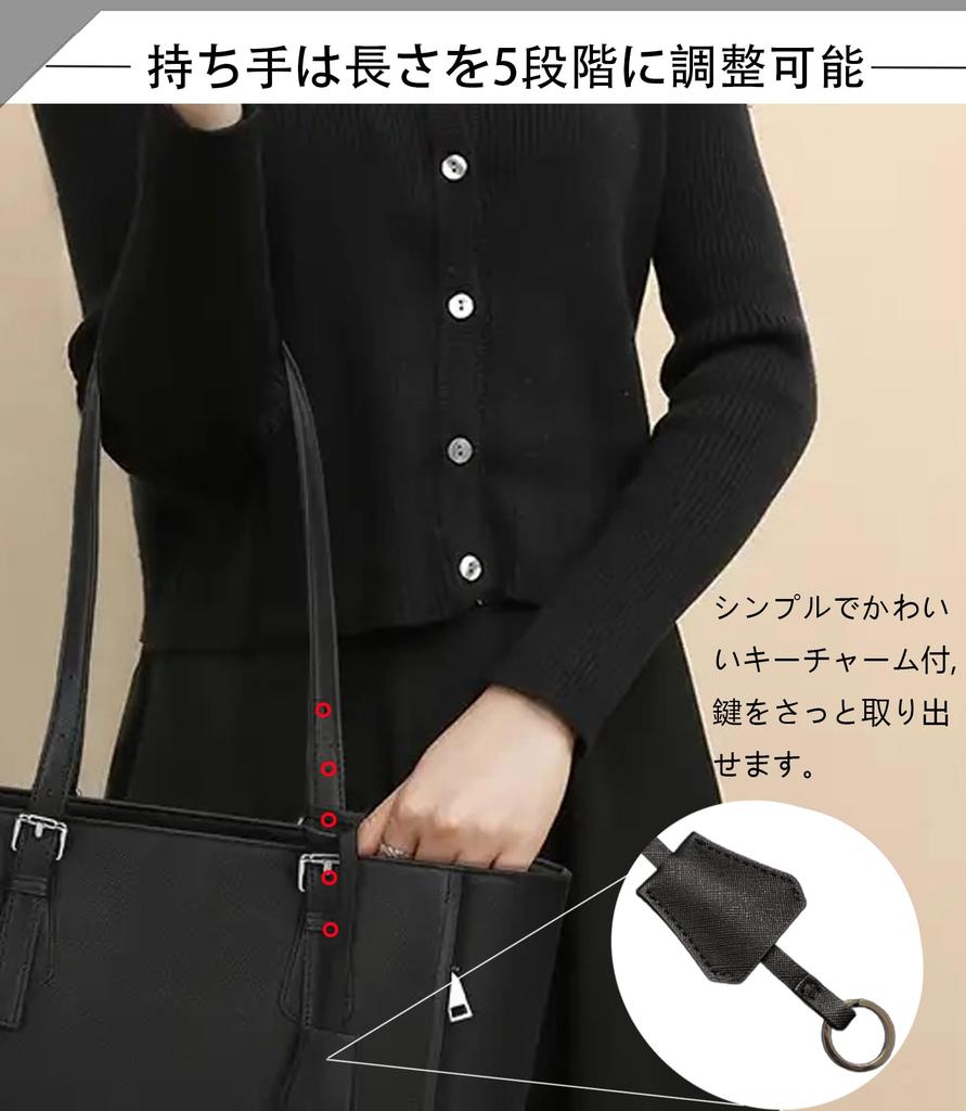 Kimura Kobo Damen Business-Tasche, Tragetasche, Wickeltasche, Großes Fassungsvermögen, Leicht, Wasserdicht, Wasserabweisend, Modisch, Perfekt für Computer,
