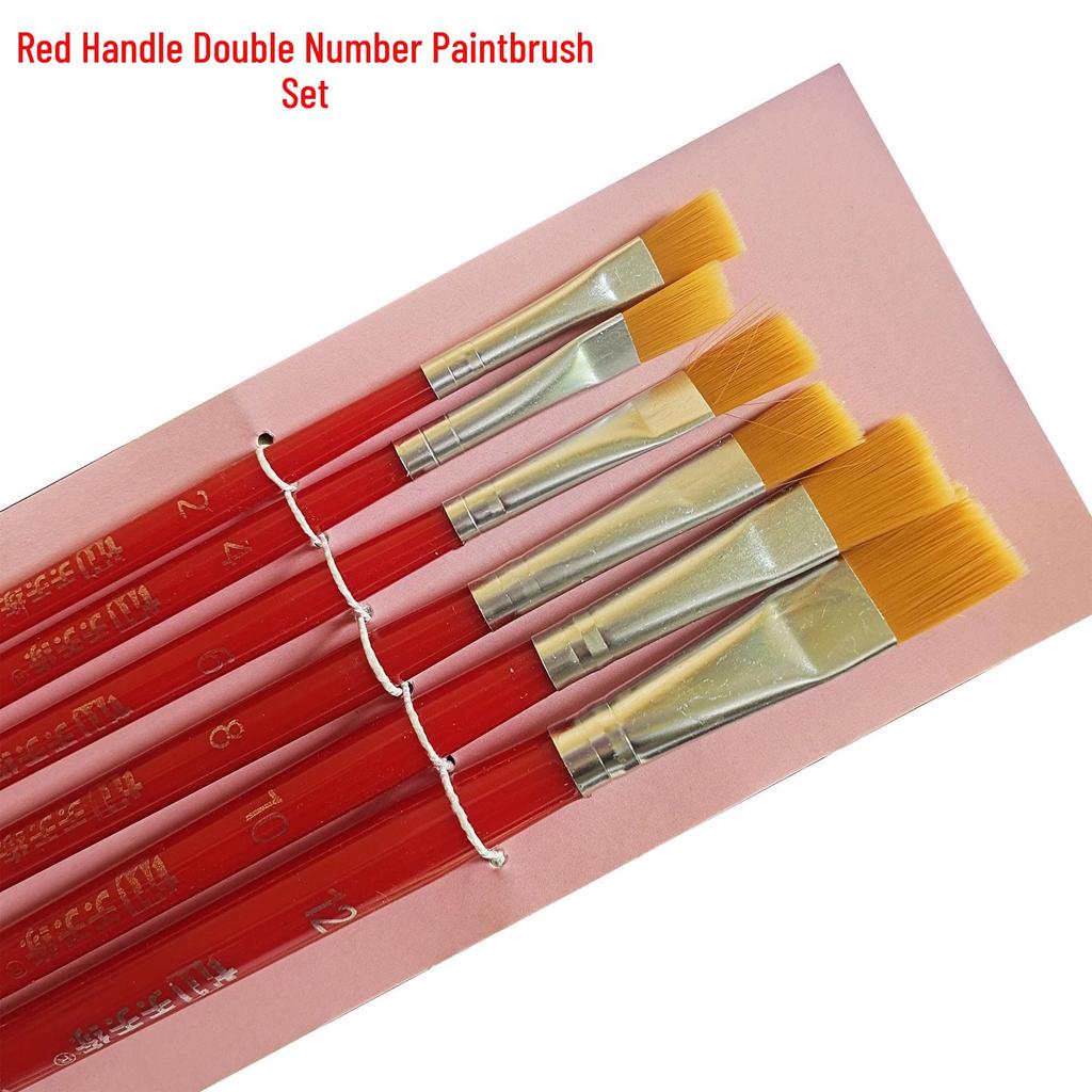 Daily Practice 1040 6-Piece Nylon Paint Brush Set for Watercolor, Gouache, Oil, and Acrylic Painting