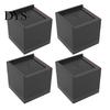 Anti-slip Furniture Block 4Pcs Risers Shock Absorbing Heavy Duty Bed Desk Cabinet Sofa Height Adjustable Chair Legs Refrigerator Dryer Washing Machine