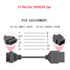 Neu Mini-VCI V18.00.008 Für-TOYOTA OBD2 Auto Diagnosekabel Mini VCI J2534 FTDI FT232RL TIS Techstream Auto Kabel Stecker