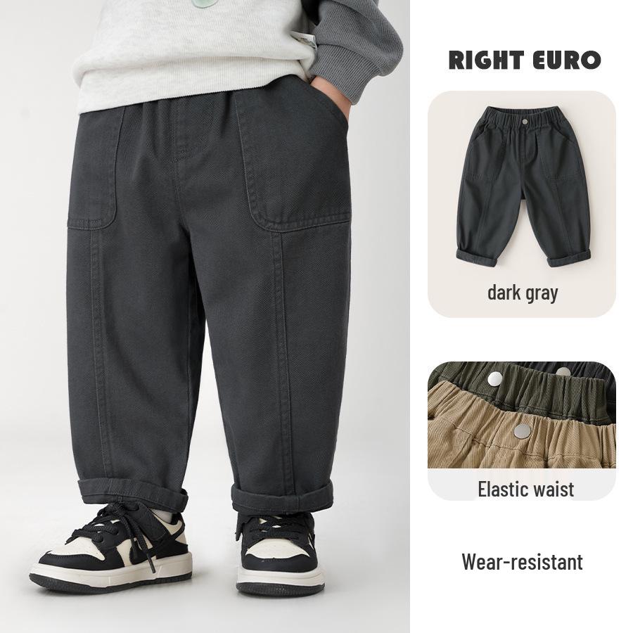 

European Boys Casual Long Pants – Spring/Autumn Toddler & Children s Comfortable Style. 140 cm