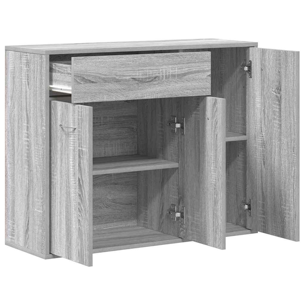Sideboard Gray Sonoma 88 x 30 x 70 cm Particleboard