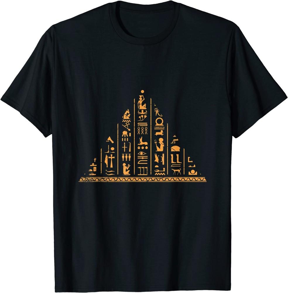 Hieroglyph Egypt Funny Gift T-Shirt Size S-5XL Unisex T-Shirt XXXXL