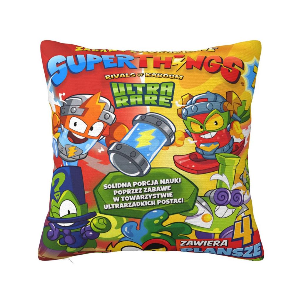 Super Zings Game Pillow Cover Cartoon Polyester Pillow Case Cushion Cover Fashion Pillowcases For Chair Sofa Home Decoration