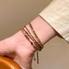 Maillard Multi-Layer Beaded Bracelet Women'S Retro Bohemian Niche Exquisite Jewelry Ethnic Style Stacked Bracelet