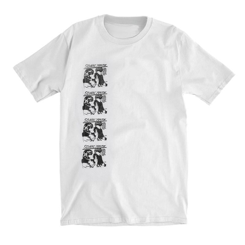 ZX SONIC YOUTH Sonic Youth Band Rock Punk Casual TShirt Mens and Womens Luxury Band Brand Top