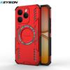 KEYSION Hollow Heat Dissipation Case for Realme 15T 5G Silicone+PC Magnetic Cooling Shockproof Phone Cover for Realme 15T