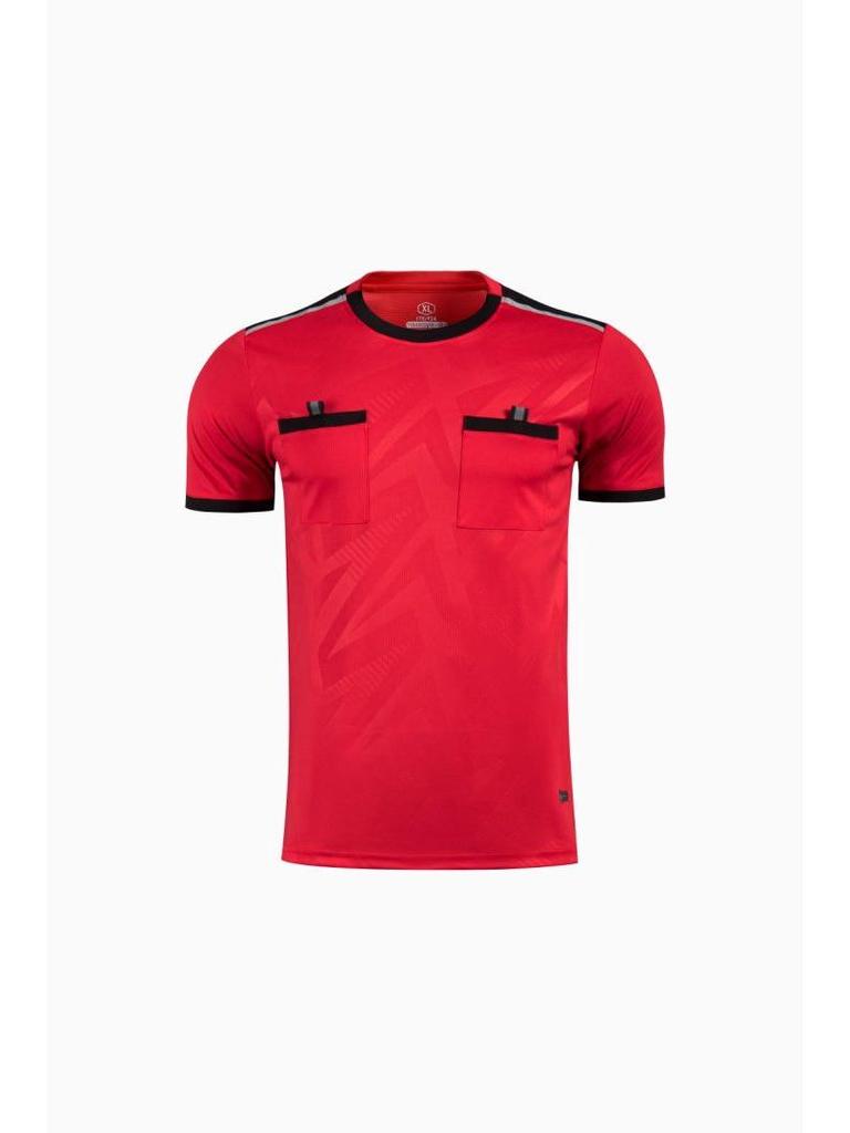 Breathable Adult Football Kit: Sweat-Wicking Jersey & Shorts Set with Short Sleeve Training Top Referee Uniform