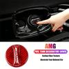 Real Carbon Fiber Gas Fuel Tank Cover Oil Filler Dustproof Cap Stickers For Mercedes Benz AMG A C E S Class W201 W210 W108 W204