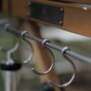 Table Side Storage Hanger Stainless Steel Outdoor Table Extender with S Hooks Household Camping Storage Gear for Mugs Umbrellas