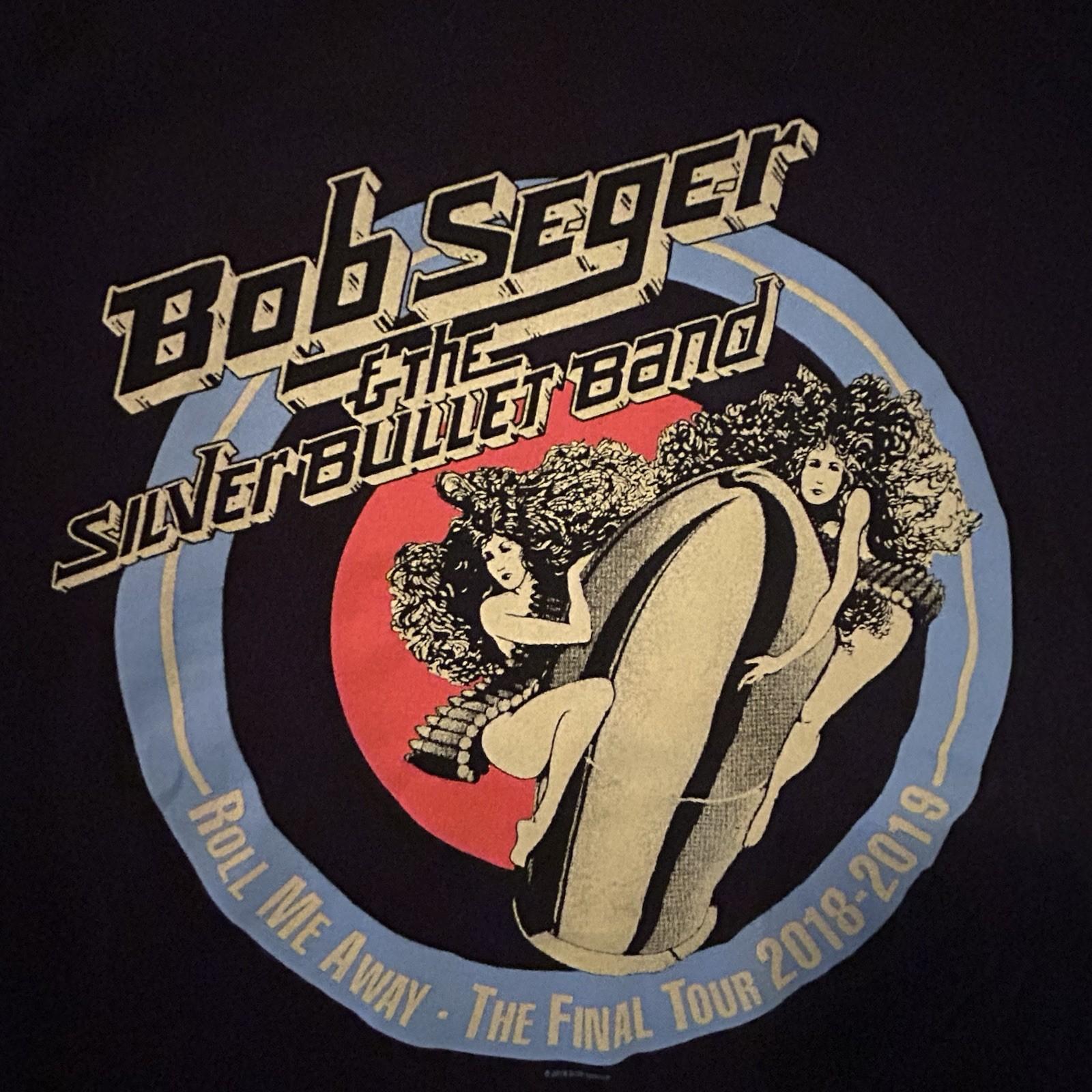 Bob Seger - “Roll Me Away - The Final Tour” 2018-2019” Size Large T-shirt Unisex T-Shirt M
