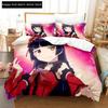 3D Anime Kawai Young Girls Date A Live IV Beding Set Single Twin Ful Quen King-Sized Dimensionsd Dimensions Bed Linen Set Adult People Young Boys