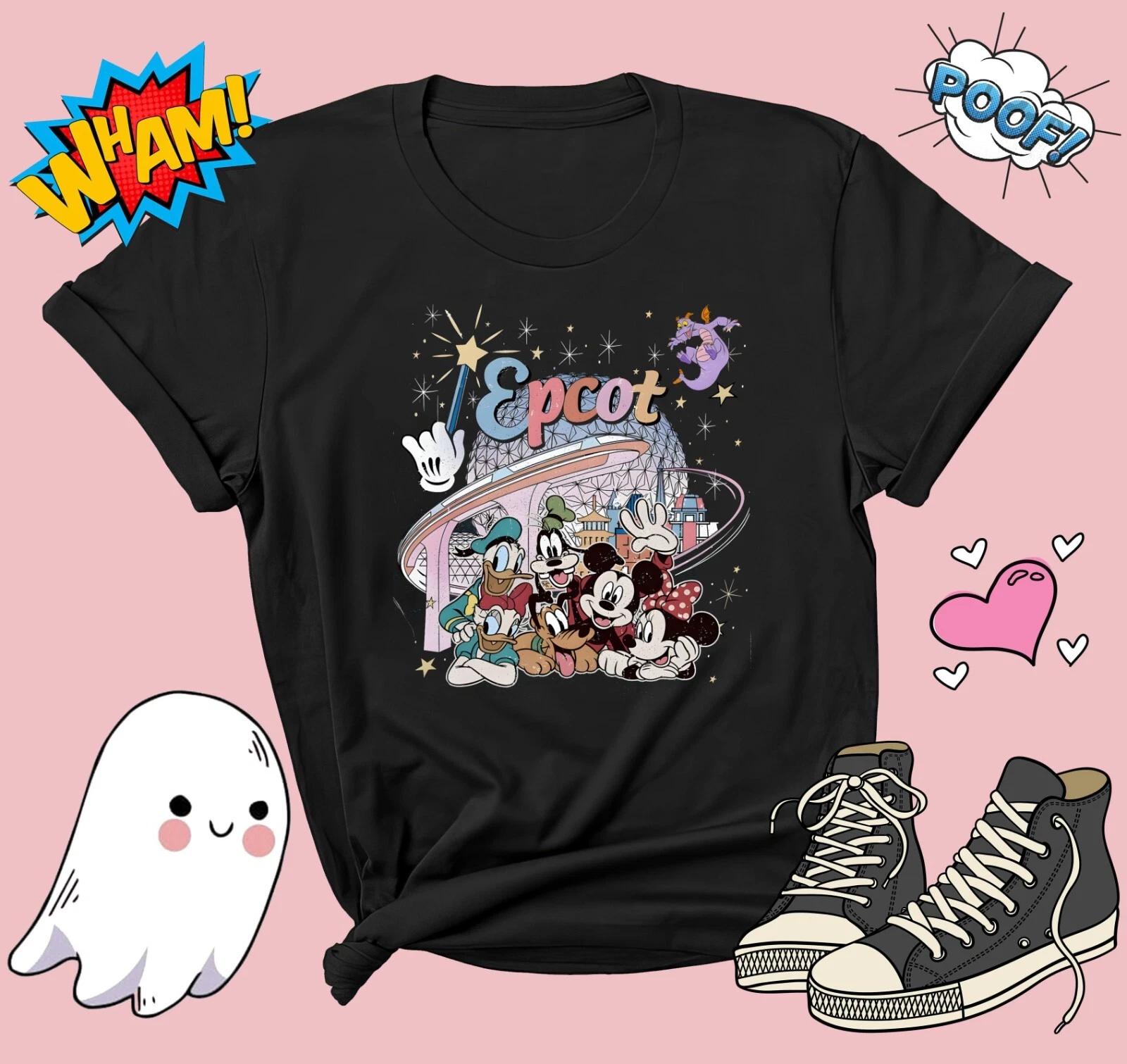 Mickey friends Epcot T-shirt T shirt Men Women Unisex Tshirt G732 XXXXL