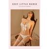 Sex Lingerie Set Sexy Hot Three-point Feather Cute Bow Halter Crotch Temptation Uniform Set