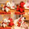 Year Of The Horse Plush Toy With Pp Cotton Fill For Chinese Zodiac Gift