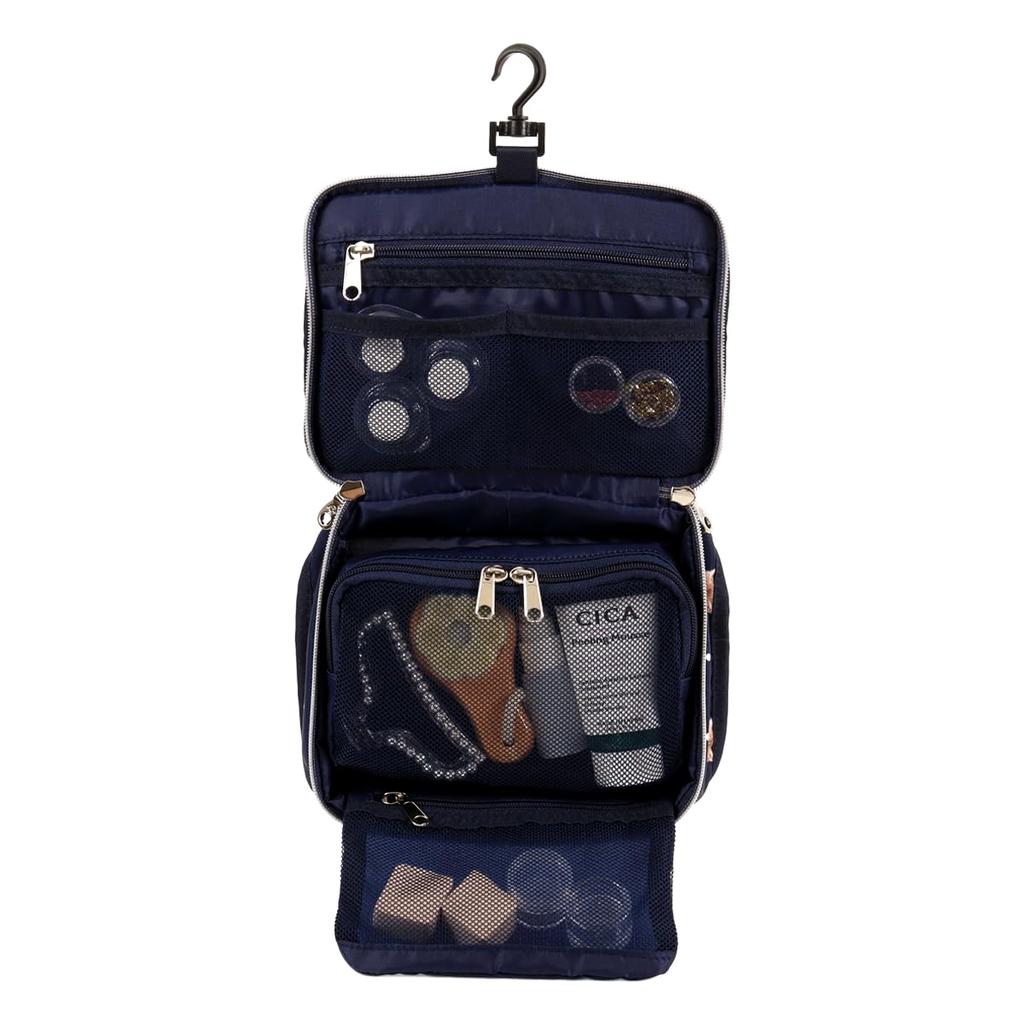Paul Joe Accessories Travel Hanging Sax Bar Navy with Hook & Pouch, Pouch, Exclusive, PJA-P1244,
