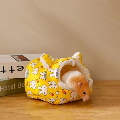 Křeček Bavlněný domeček Hnízdo pro malá zvířata Zimní teplý