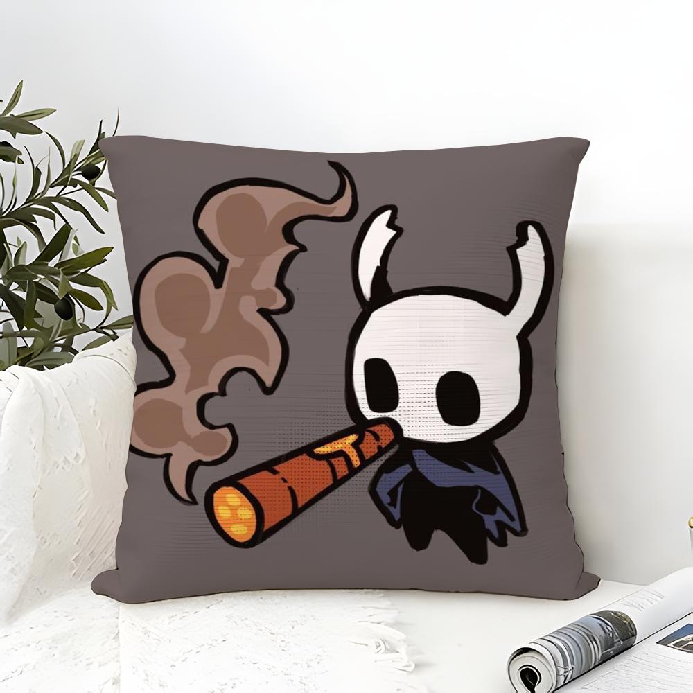 Metroidvania Game H-Hollow Knight Pillow Case Linen Pillow Case Sofa Home Decor Cushion Cover Cushion Cove