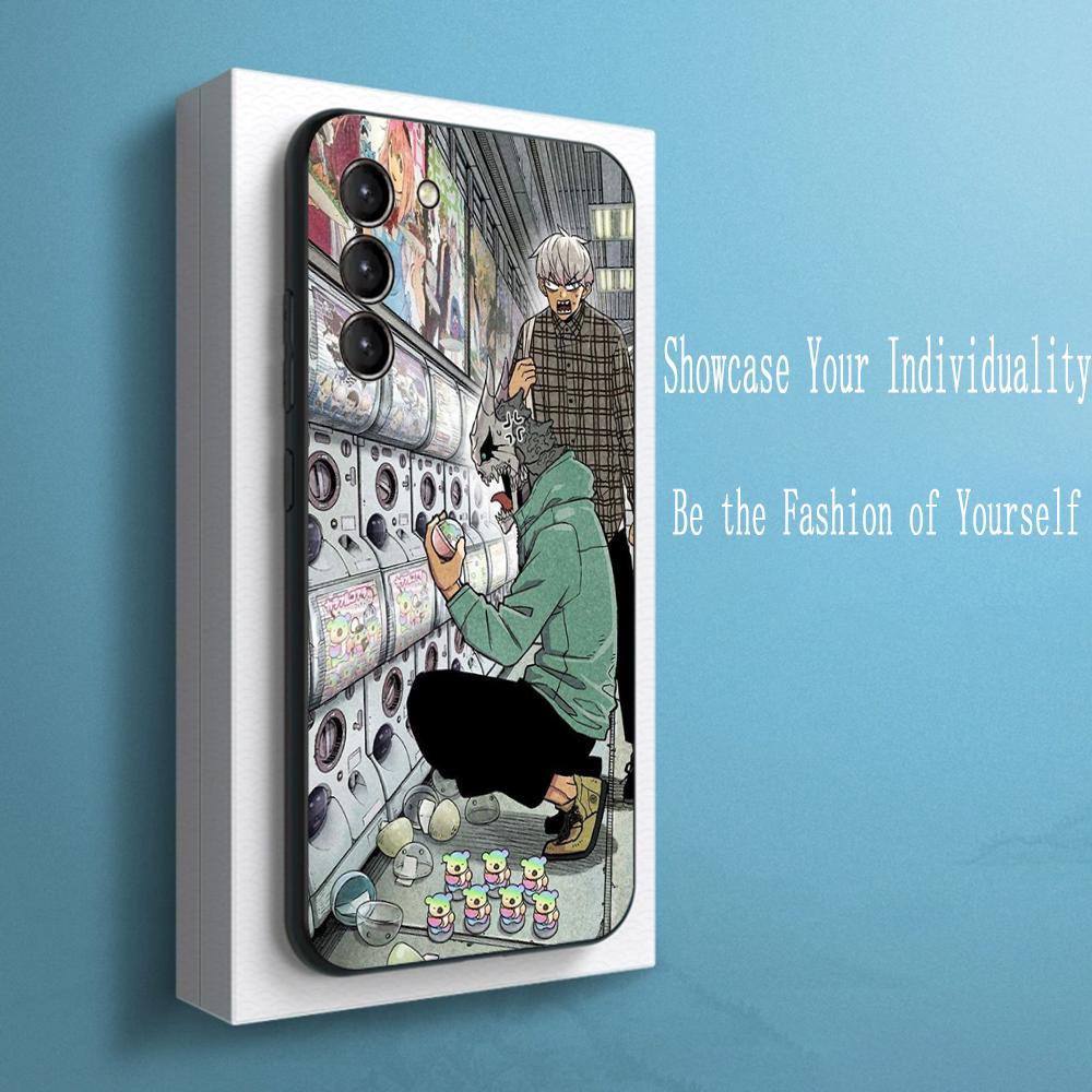 Kaiju No 8 japan hot anime Phone Case For Samsung Galaxy S25 S24 S23 S22 S21 S20 Plus Ultra Note20 Soft Black