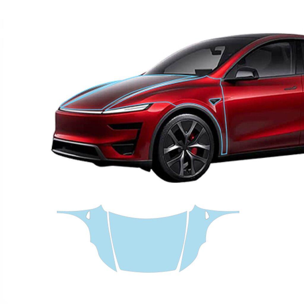 Tesla Model Y Performance Invisible TPU Paint Protection Film Wrap