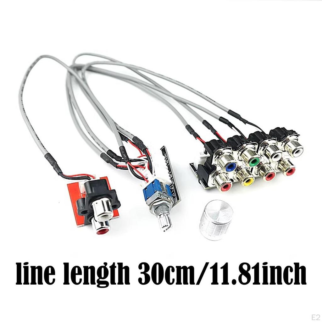 Audio Source Switching Board Input Switch Module 4 Ways Channel Electronic Component Amplifier