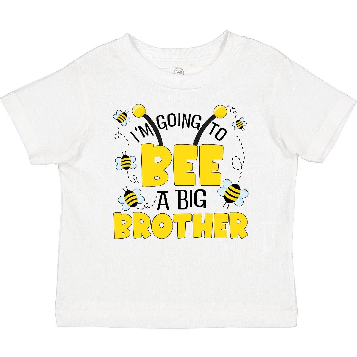 

Inktastic I m Going To Bee A Big Brother Baby kids boys T-Shirt Siblings Pun Funny Humor 120