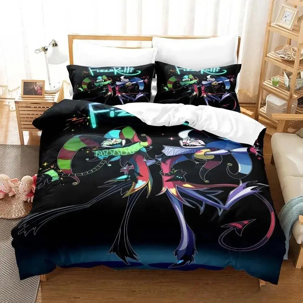 Comforter 3D Print Fizzarolli Boss Bedding Set Single Twin Full Queen King Size Bed Set Adult Kid Bedroom S Anime Game Bed