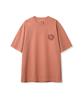 CGP Round C.Graphy Pigment Big Oversized Short Sleeve T-Shirt - Coral