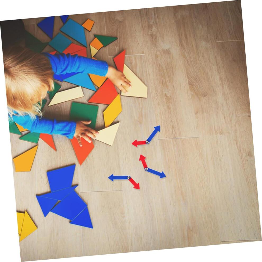 10Sätze Uhrzeiger für Lehrer - Drehbare Uhrzeiger zur Zeitmessung und Mathematik, Lernspielzeug für Kinder, 10 Teile