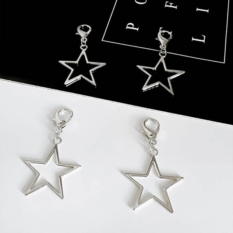 Stylish Shoe Chain Unique Hollow Star Pendant Martins Boots Chains Canvas Shoes Buckles for Casual and Formal Occasions